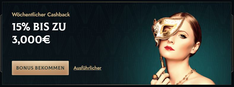 Wöchentlicher Cashback Wöchentlicher Cashback