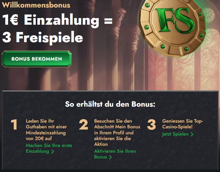 Freispiele als Bonus Freispiele als Bonus