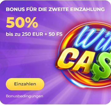 Zweite Einzahlung Zweite Einzahlung