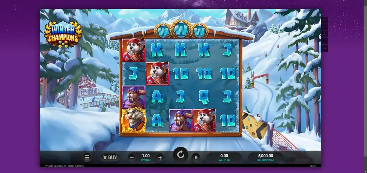 Winter Champions Background Image