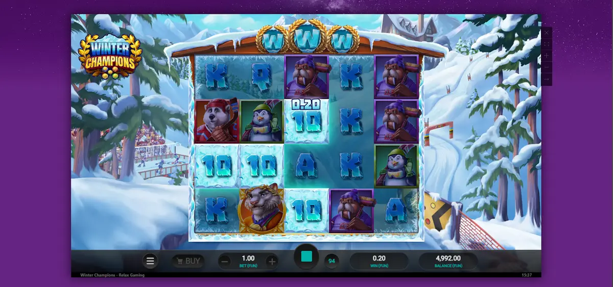 Winter Champions Game Background Image