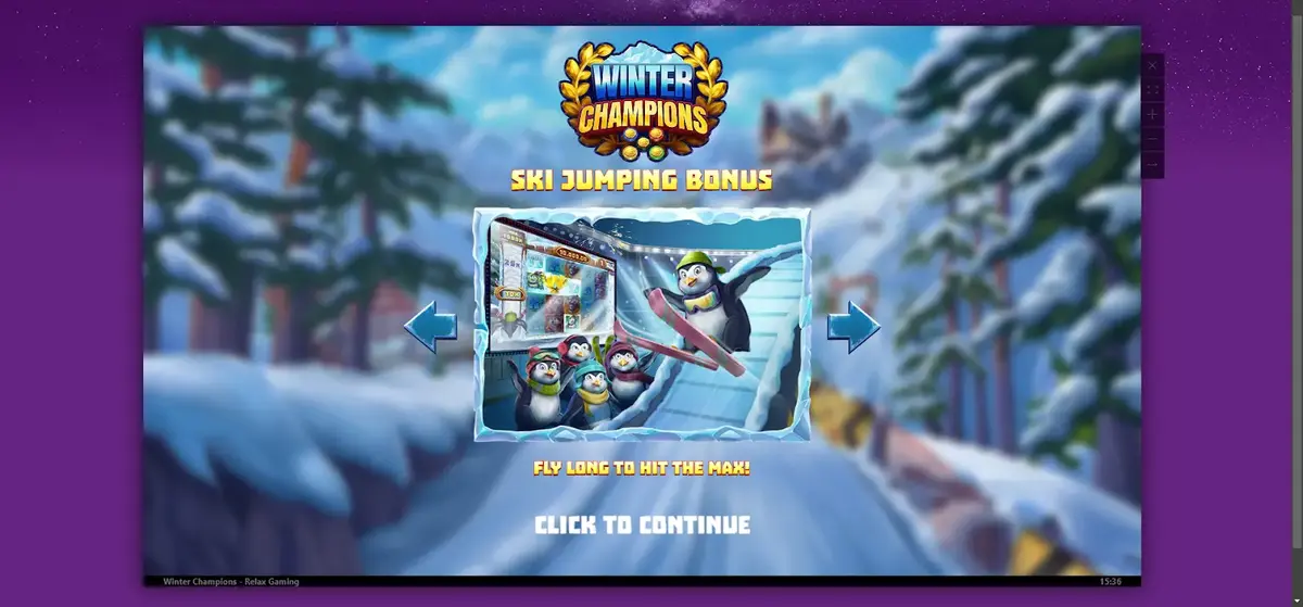 Winter Champions Slot Background Image