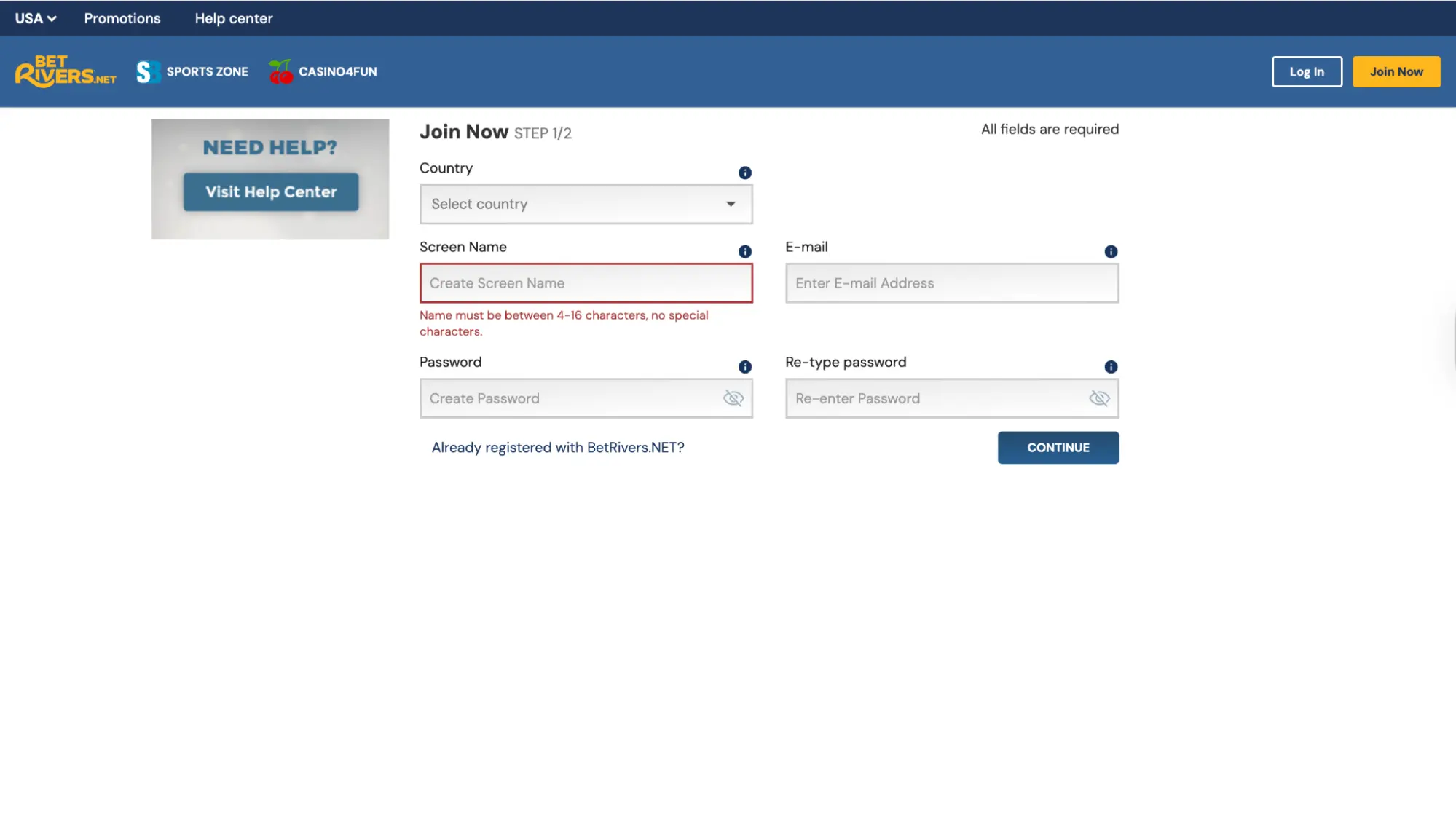 Betriversnet Register Background Image