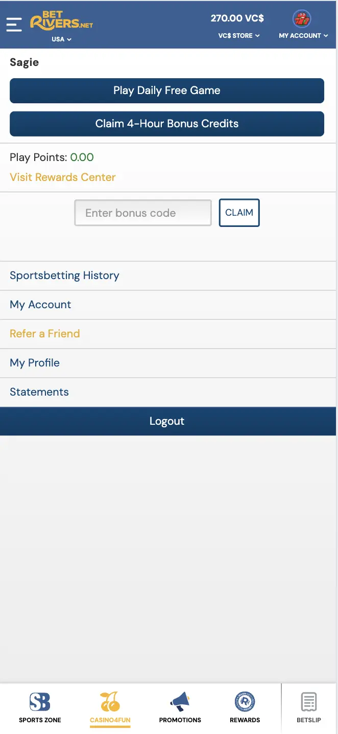 Betrivers.net Refer A Friend Background Image