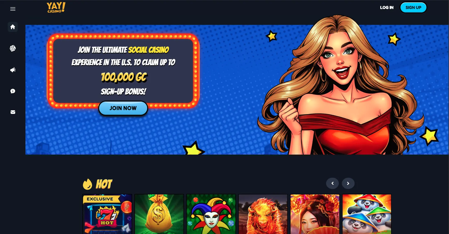 Yay Casino Background Image
