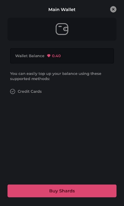 Vegas Gems Main Wallet Background Image