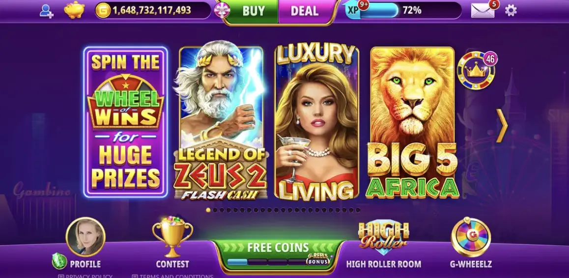 Gambino Slots On Mobile Background Image