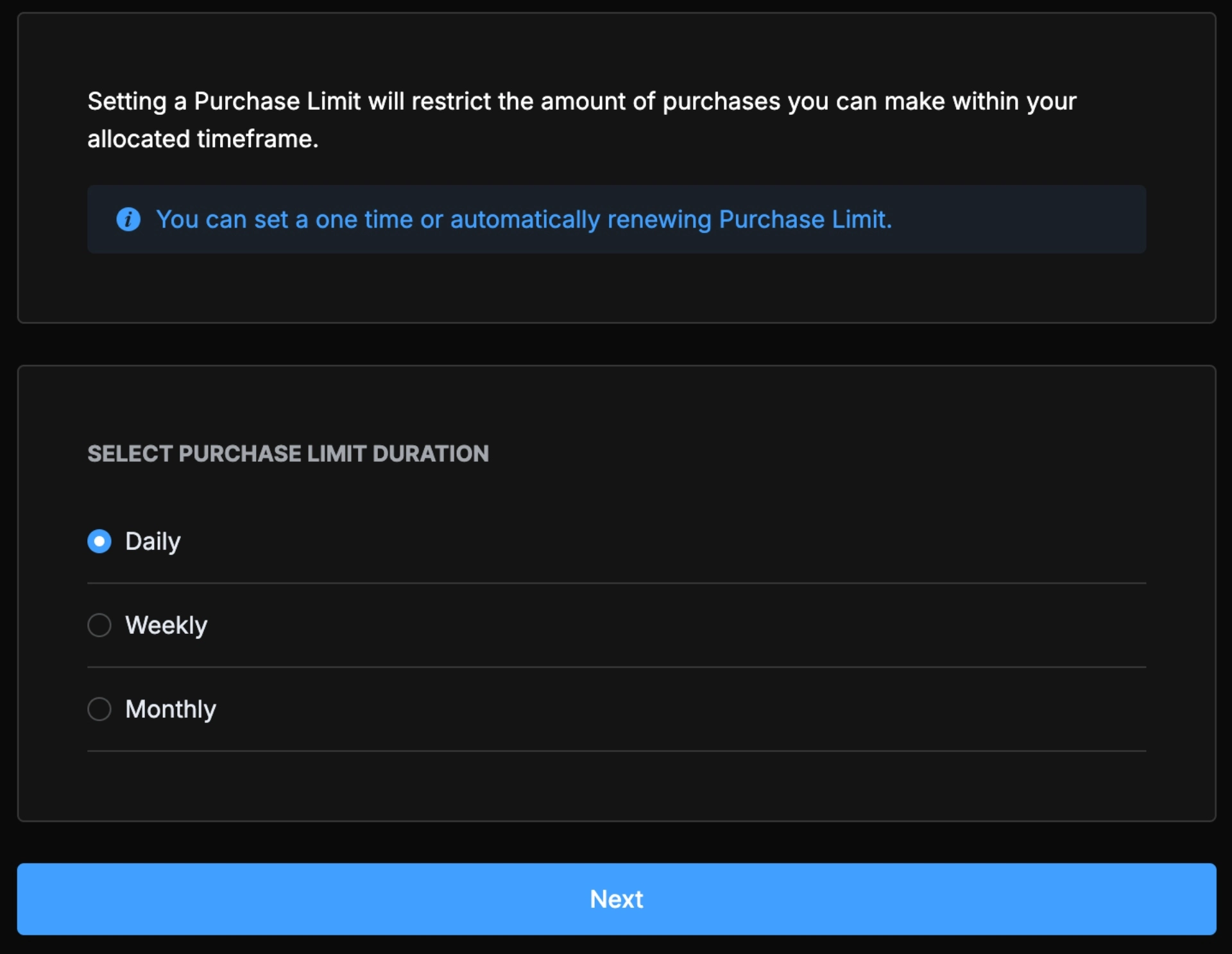 Peak Play Select Purchase Limit Background Image