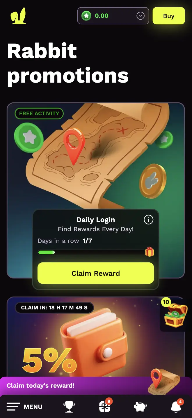 Jackpotrabbit Casino Promotions Background Image