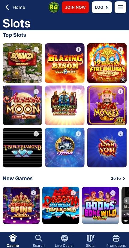 Monopoly Casino Mobile Slots Background Image