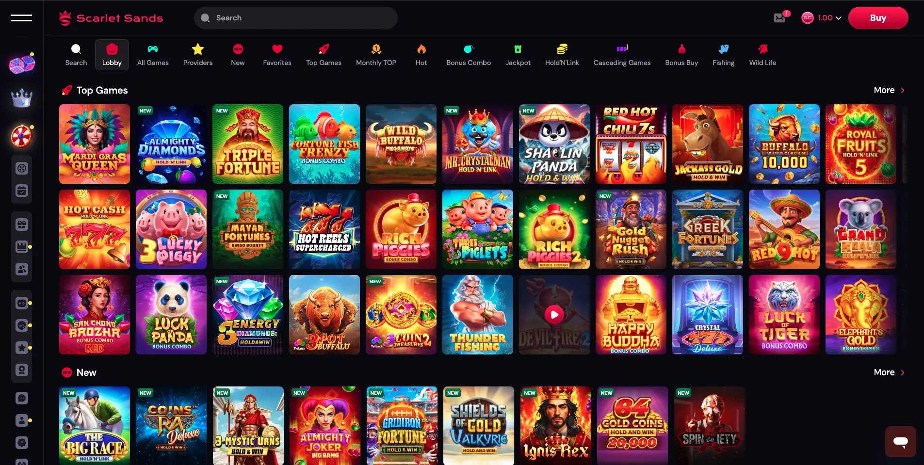 Scarlet Sands Top Games Background Image