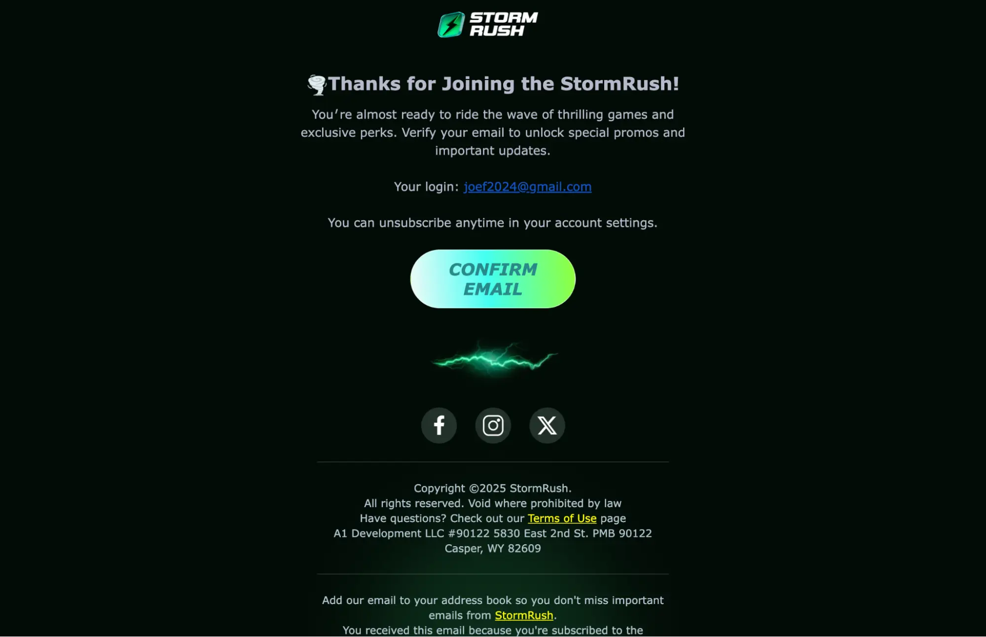 Stormruh Confirm Email Background Image