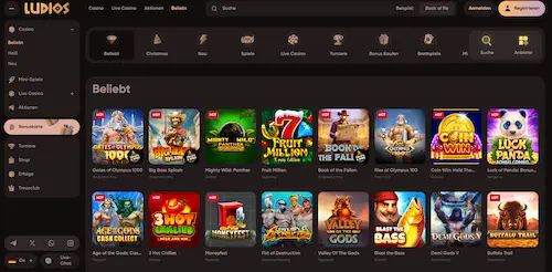 Ludios Casino Spiele Background Image