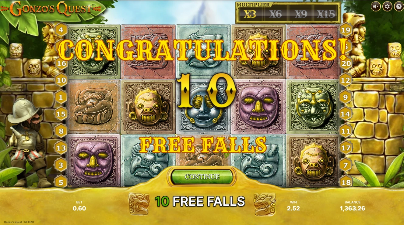 Free Falls Background Image