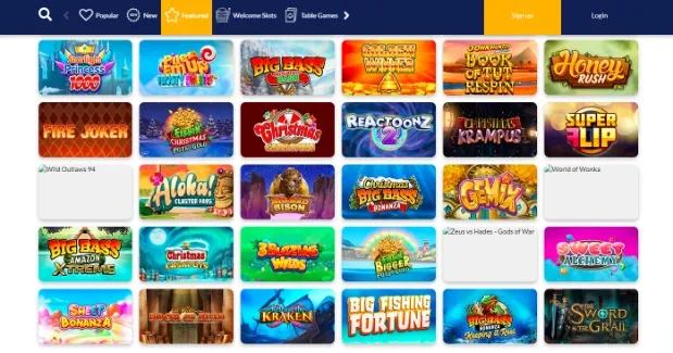 PlayUK Casino Featured Games