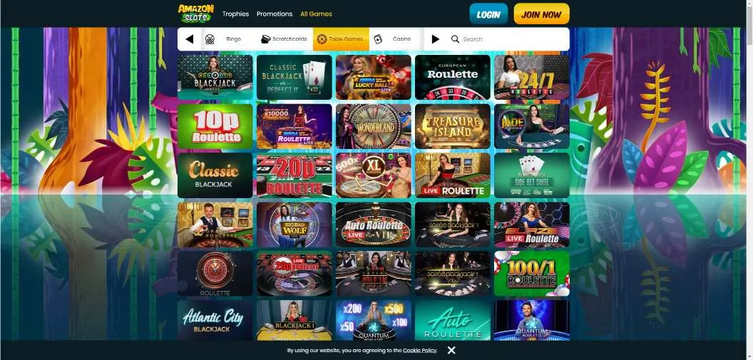 Amazon slots casino table games