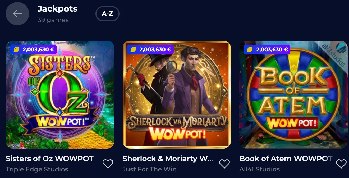 Nine Casino Jackpots