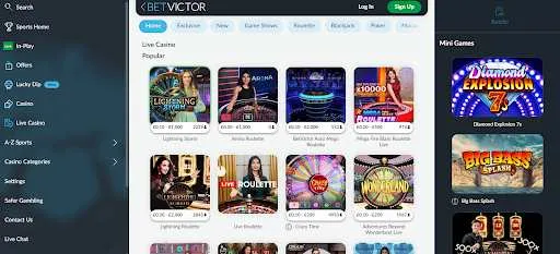 BetVictor’s Live Casino