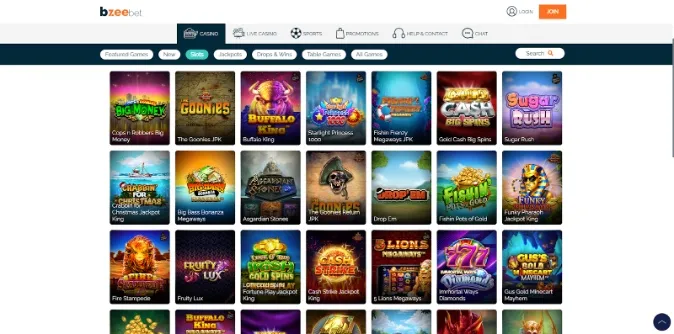 Bzeebet Slot Games