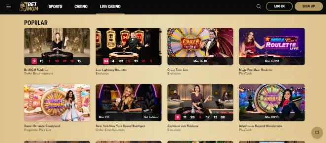 BetMGM Live Casino