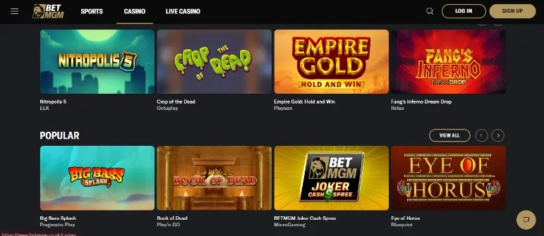 BetMGM Slot Games