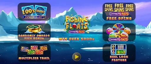 Fishing floats connectify pays menu