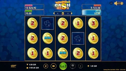 Burning Slots Cash Mesh setup