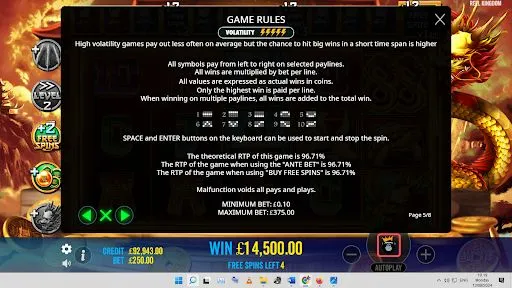 Dragon gold 88 paytable