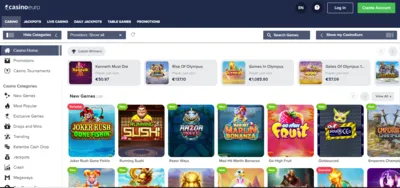 Casinoeuro Homepage Background Image