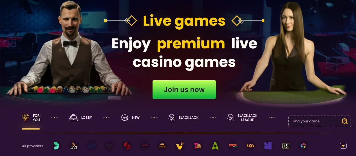 Bizzo Casino Live Casino