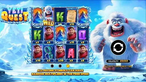 Yeti quest slot