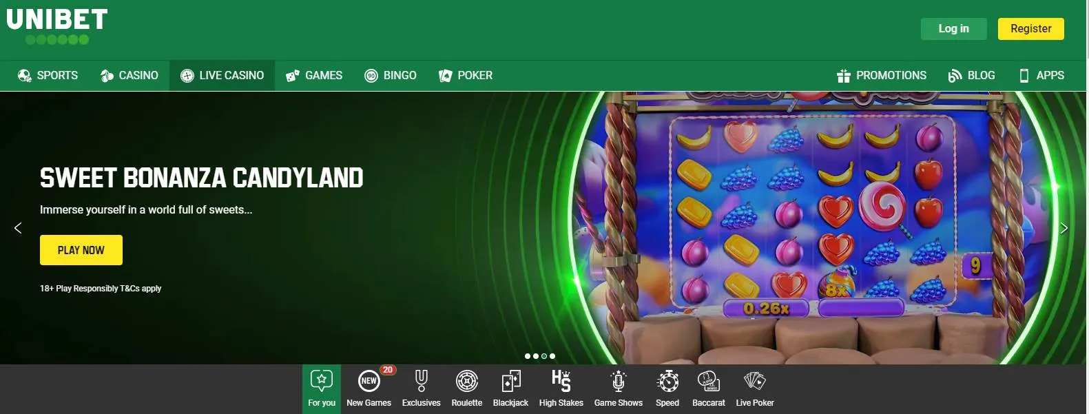 Unibet Casino Slots