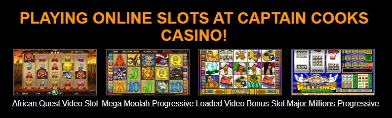 Captain Cooks Casino Slots