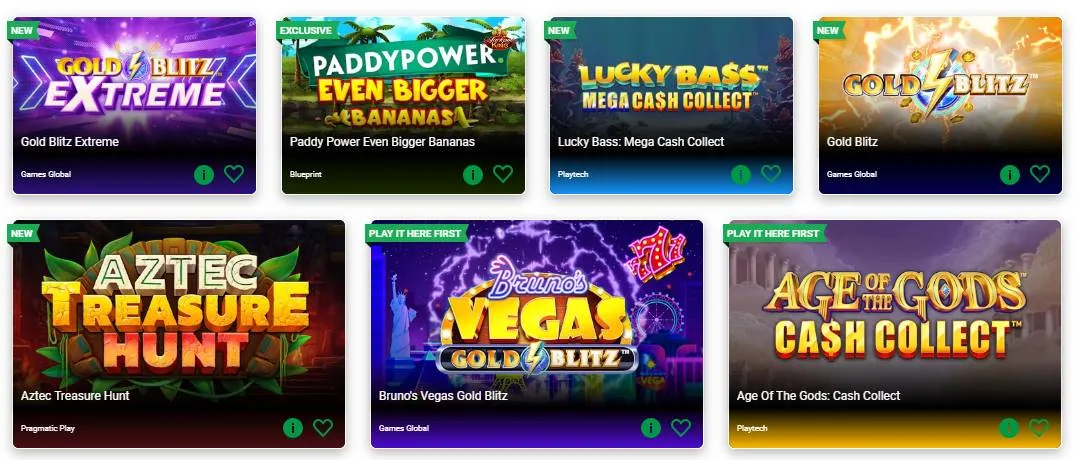 Paddy Power Casino Slots