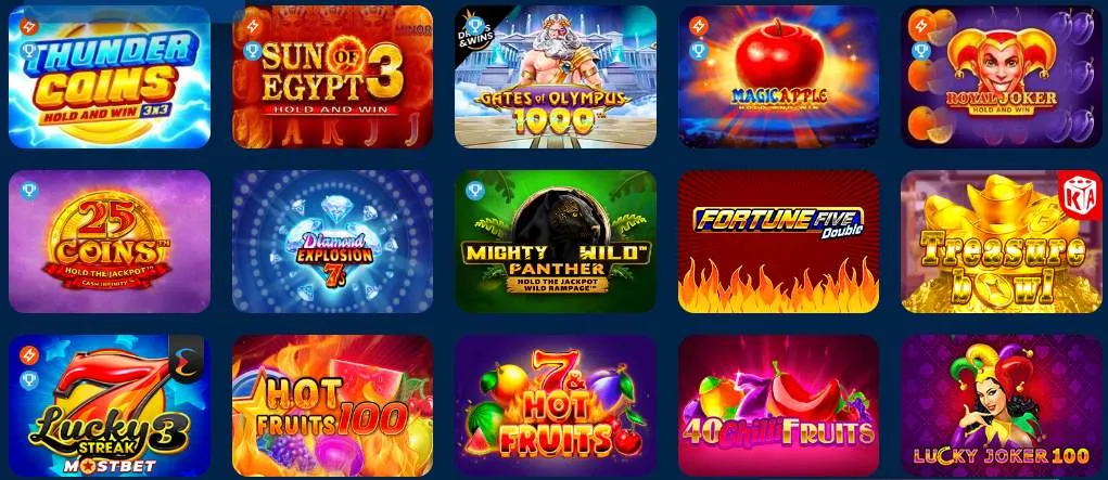 MostBet Casino Slots