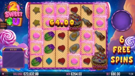 2 sweet 4 u free spins  game