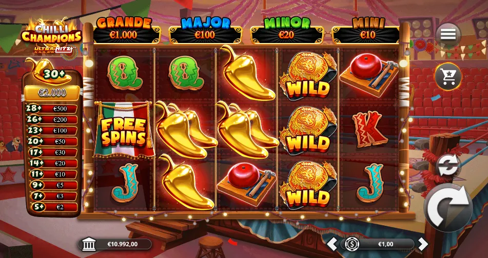 Chilli Champions UltraHitz Slot Chilli Free Spins