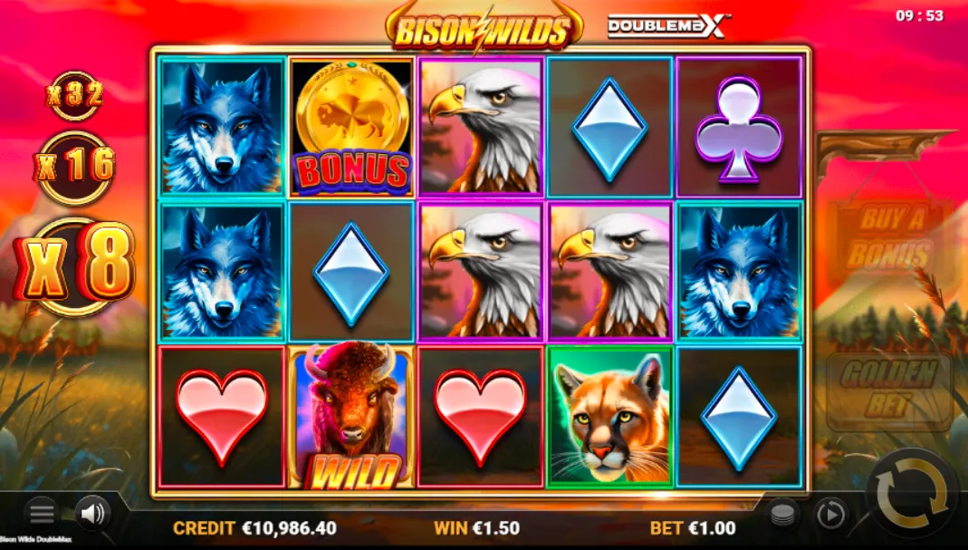 Bison Wilds DoubleMax Slot