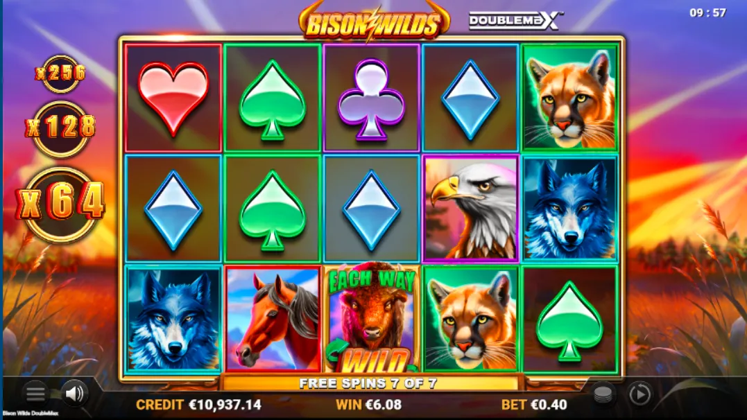 Bison Wilds DoubleMax Slot Free Spins