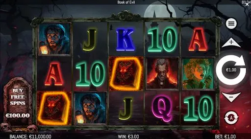 book of evil slot