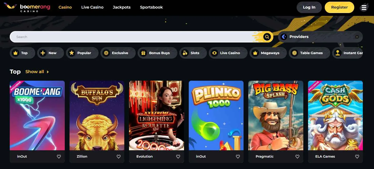 Boomerang Casino Slots