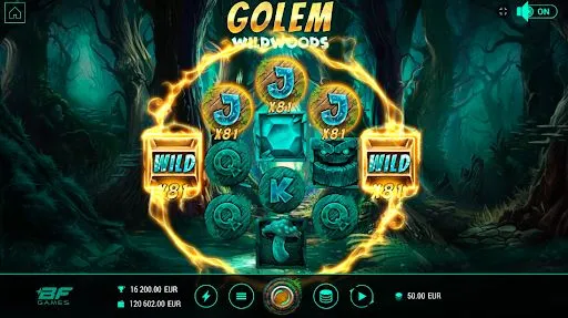 screenshot of golem wildwoods wilds