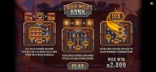 wild wild bank slot intro