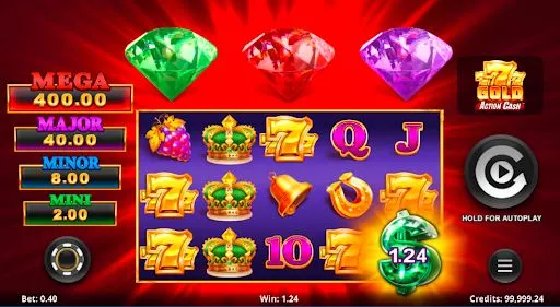 777 gold action cash win