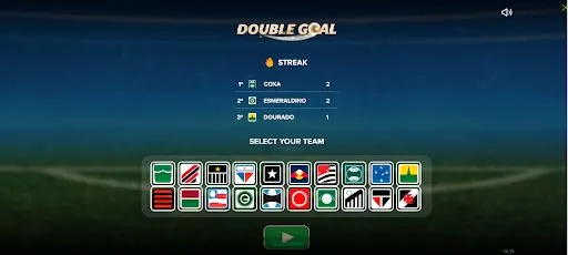 Double goal main menu