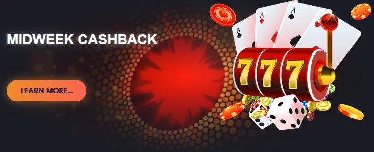 HotWinsCasino Midweek Cashback