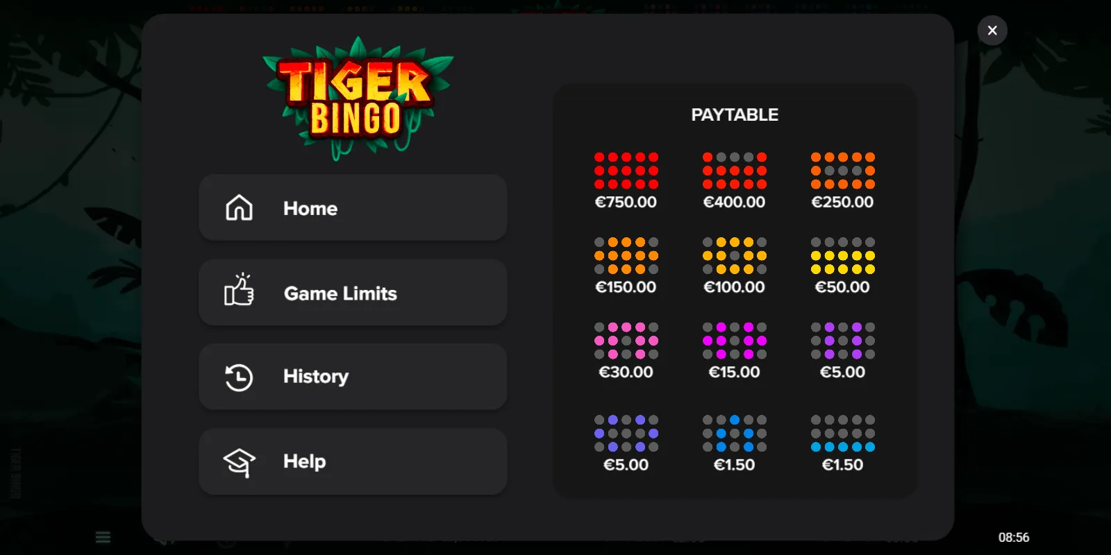 Tiger Bingo