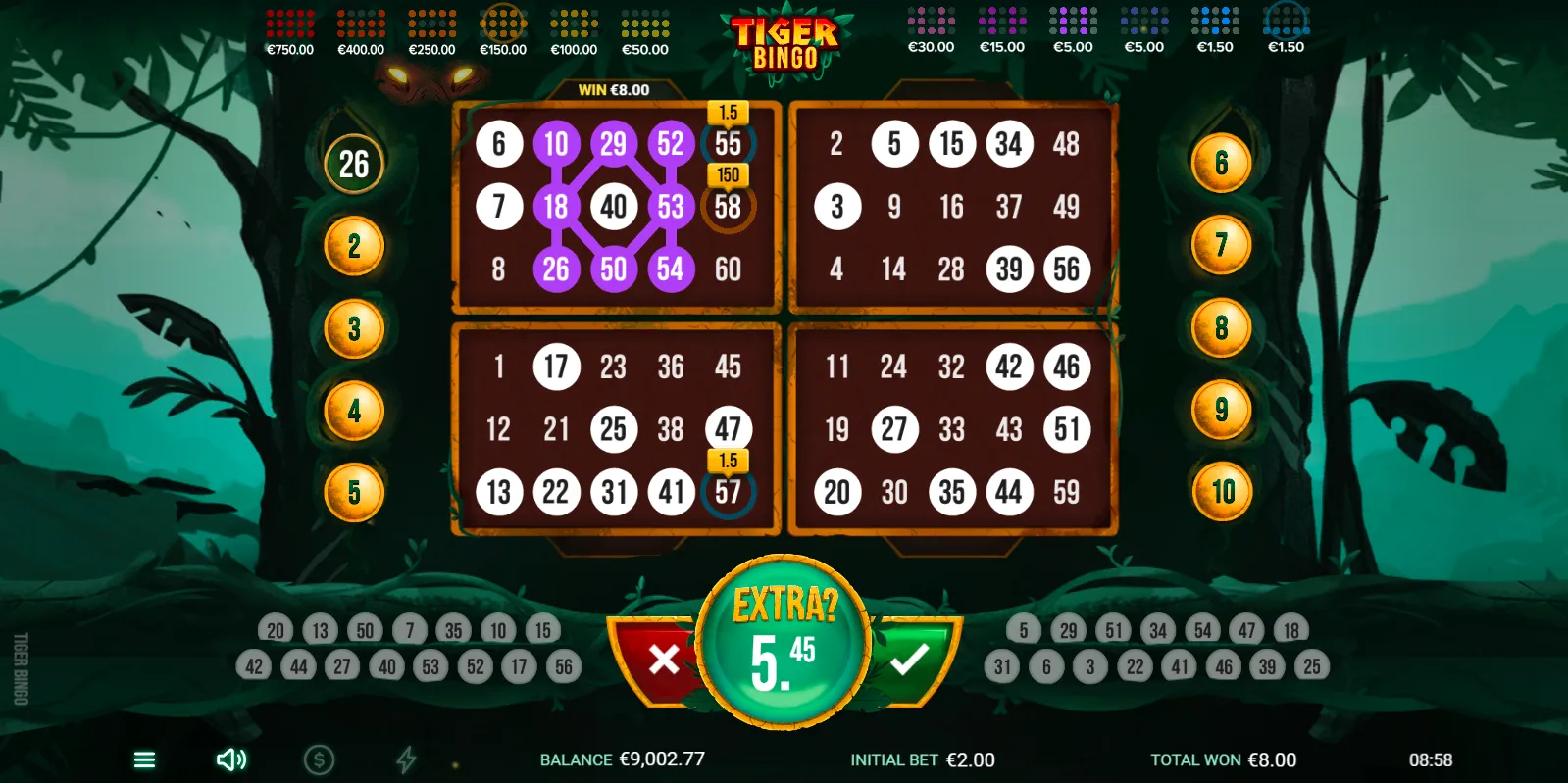 Tiger Bingo  Slot Game