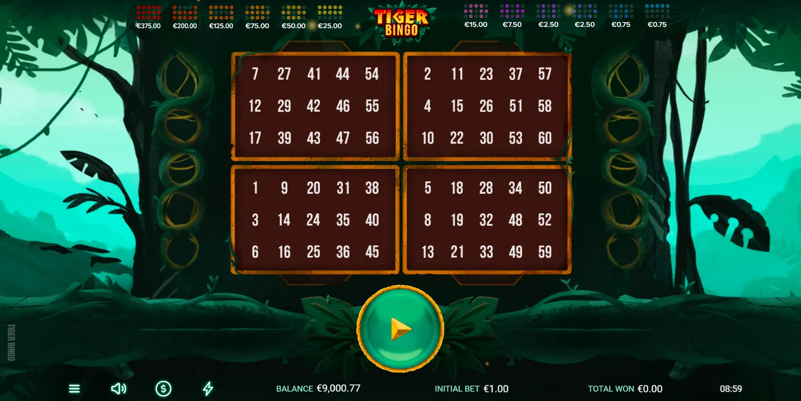 Tiger Bingo Free Play