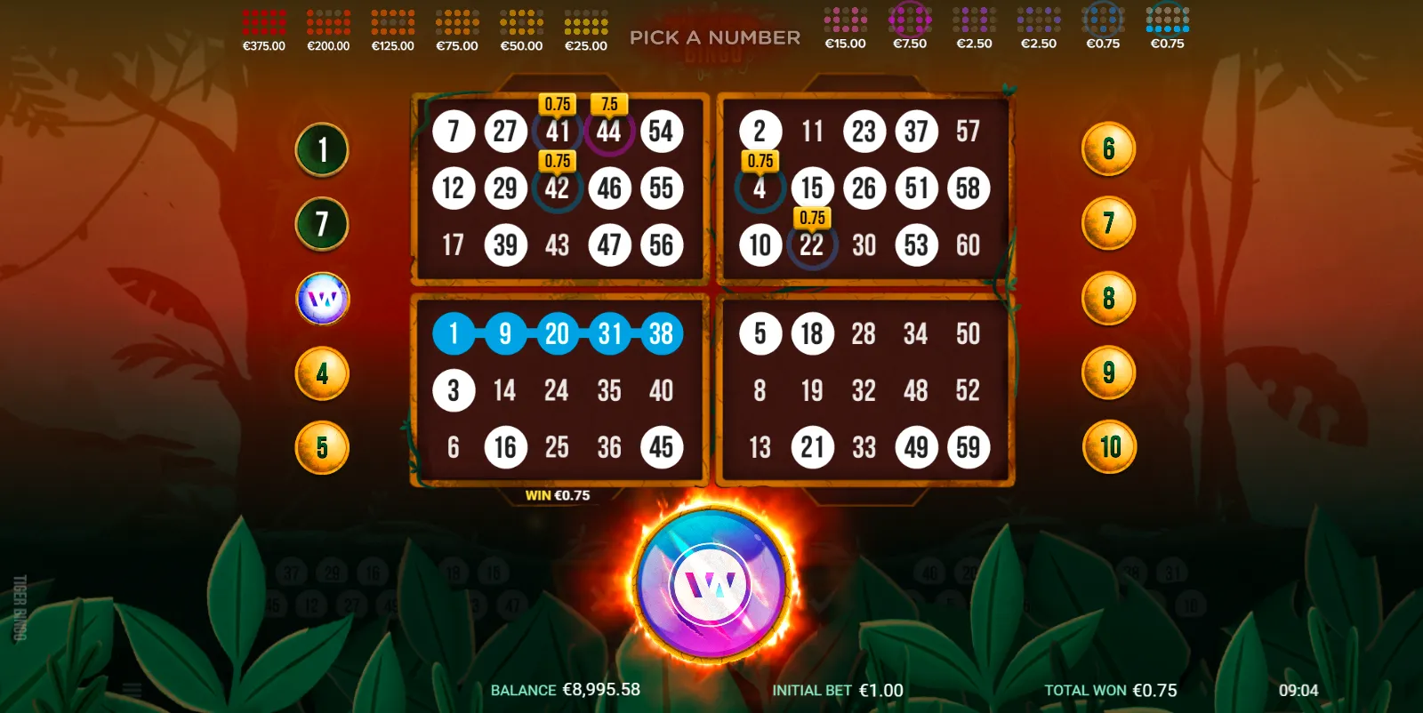 Tiger Bingo Free Spins